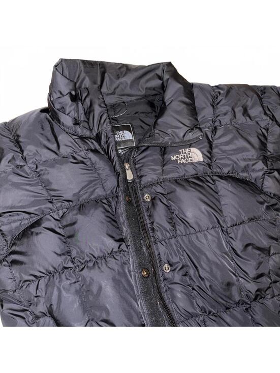 The North Face Black Fill Down 600 Jacket Woman’s Long Med Puffer Thermoball Eco - Picture 4 of 8